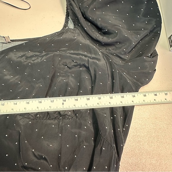 a new day Black Long Sleeve Dress with White Dots - Picture 5 of 8